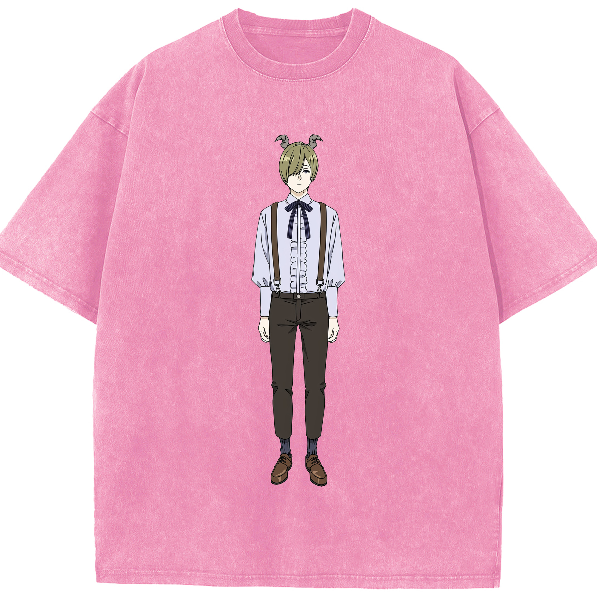 （画像用） 葬送のフリーレン Frieren 綿100% ヴィンテージ風 半袖Tシャツ（フロントプリント）